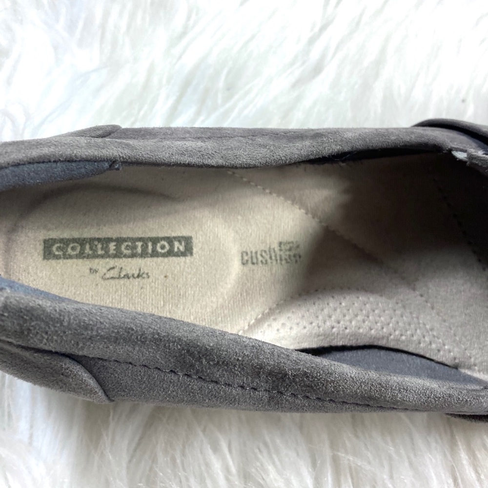 Clarks Collection Sharon Dasher Suede Loafers - Picture 7 of 7